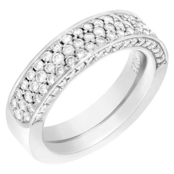 Wempe pave semi Diamond Eternity Band and Ring approx. 1.5 cts in diamonds