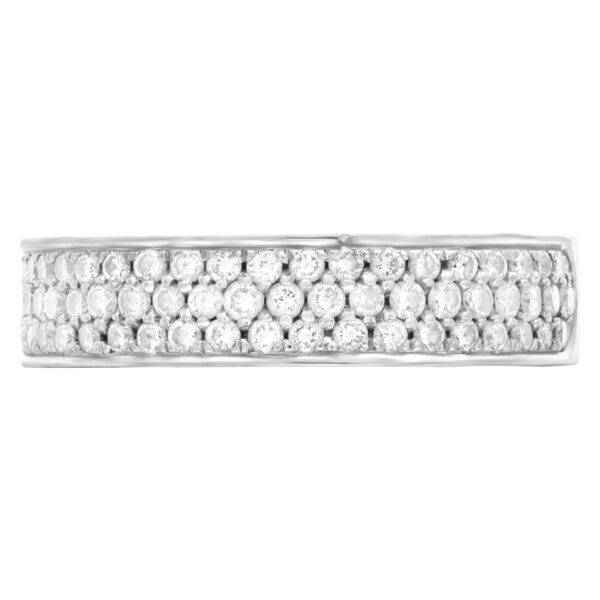 Wempe pave semi Diamond Eternity Band and Ring approx. 1.5 cts in diamonds