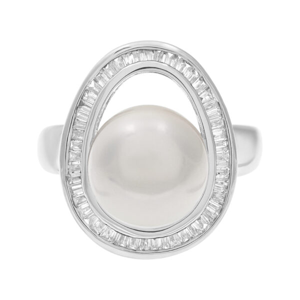 Ring and earring pearl set