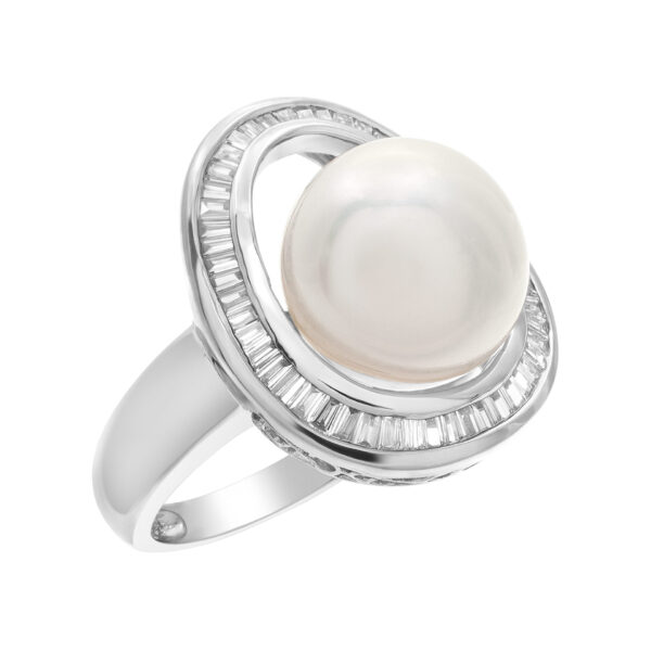 Ring and earring pearl set