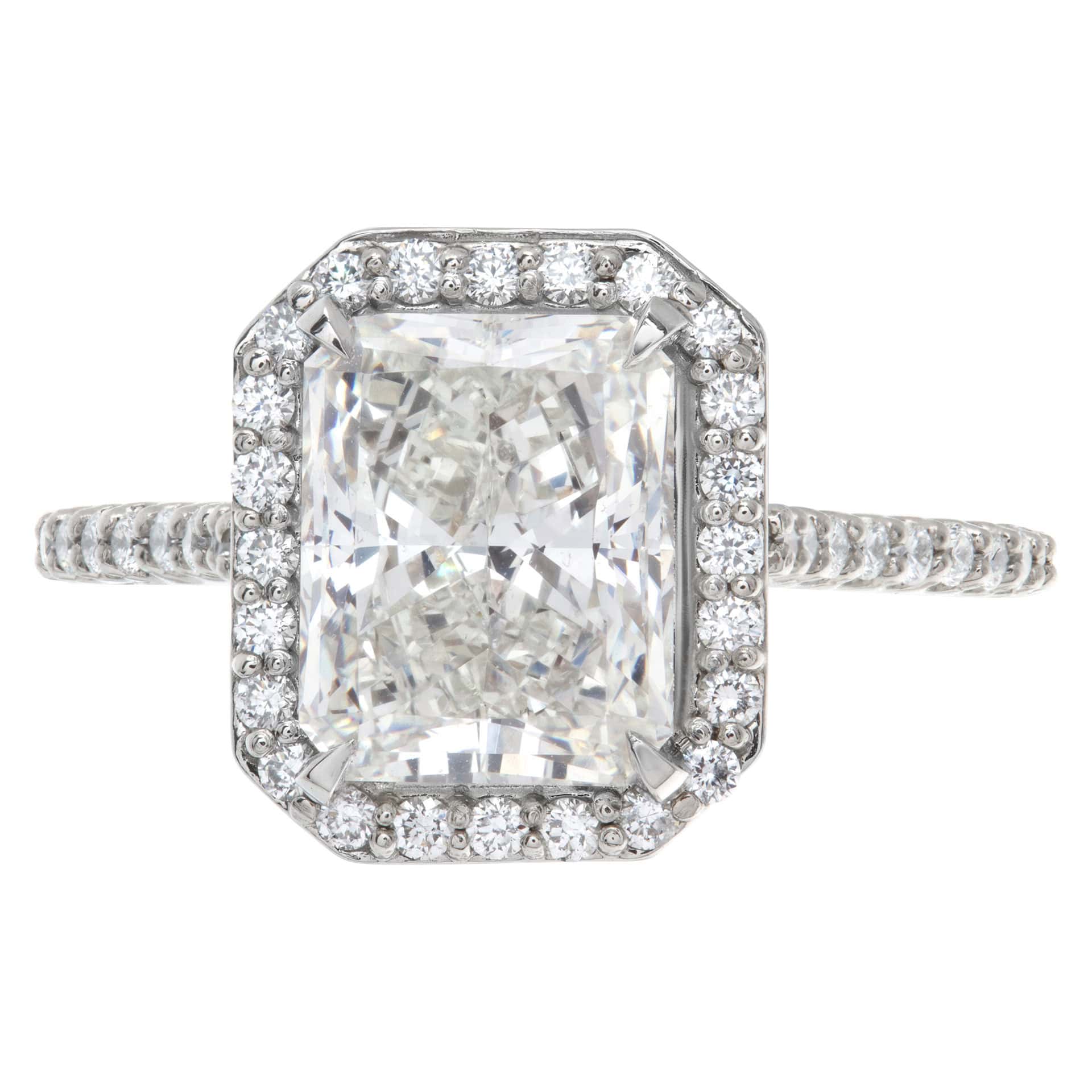 Rectangular brilliant cut on sale diamond