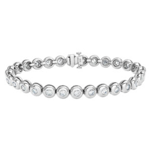 Diamond bracelet in 18k white gold