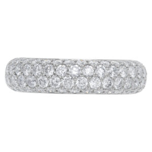 Tiffany & Co platinum and diamond eternity band, 2.60 carats