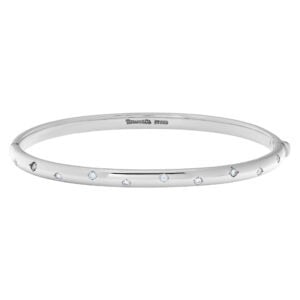 Tiffany & Co. Etoile diamond and platinum bangle