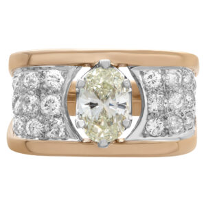 GIA certified diamond ring in 14k