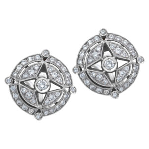 Chimento diamond earrings in 18k white gold with approx. 0.80 carats in diamonds