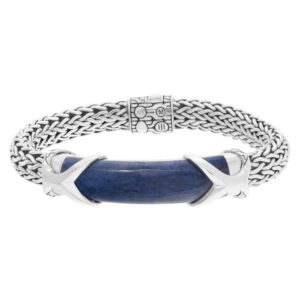 John Hardy sodalite bracelet in sterling silver