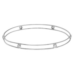 Tiffany & Co. Peretti  6 diamonds bangle in 18k white gold