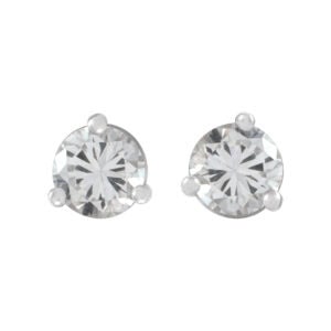 GIA certified diamond studs 0.23 carat (G color, I1 clarity) and 0.23 carat (E color, SI2 clarity)