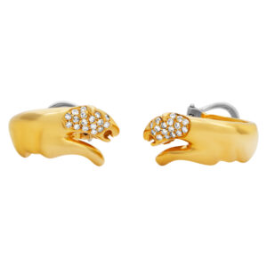 H.Stern wild cats earrings in 18k