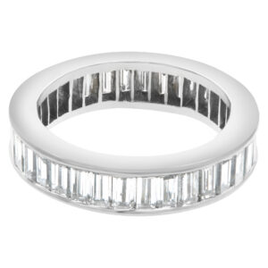 Diamond eternity band in platinum