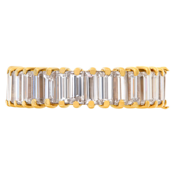 Diamond eternity band  with over 3.50 carats in diamonds in 18k