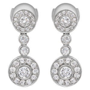 Tiffany & Co. Diamond Platinum earrings Circlet Collection