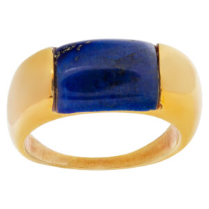 Ring with Lapis lazuli in 18k gold