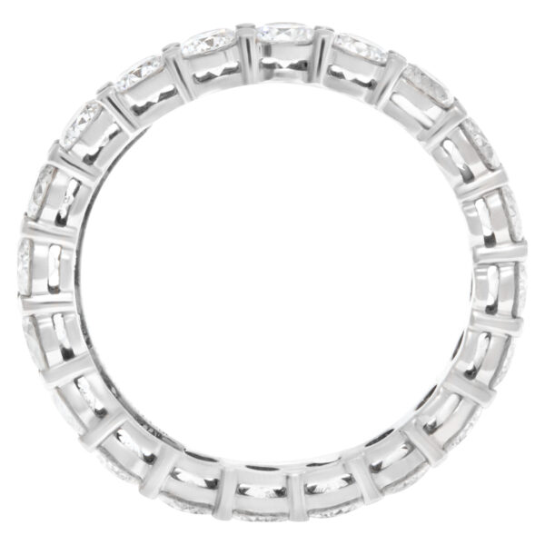 Tiffany & Co. Diamond Eternity Band and Ring platinum ring with 1.80 carat full cut round brilliant diamonds