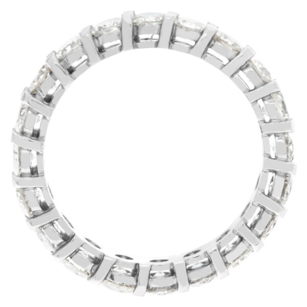 Diamond Eternity Band and Ring with 1.95 carats in diamonds set in platinum