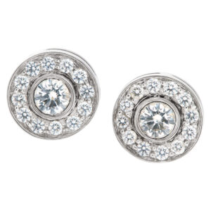 Tiffany & Co. Soleste stud earrings in platinum