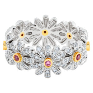 Tiffany & Co. Schlumberger Studios "Daisy" ring in 18k rose gold and platinum