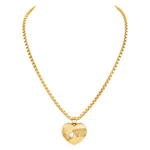 Chopard Happy Diamond "Love Heart" necklace in 18k