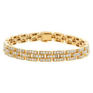 Cartier Maillon Panthere diamond link bracelet with 5.10 carats