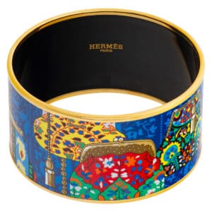 Hermes "Cachemire De Tamara" multicolored bangle