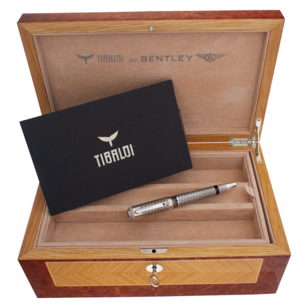 Tibaldi Montegrappa Bentley Crewe Collection - Sterling Silver Fountain Pen