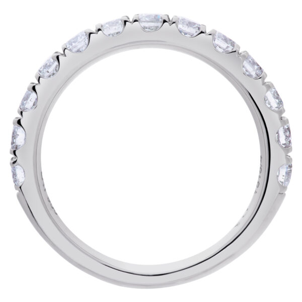 Diamond platinum ring