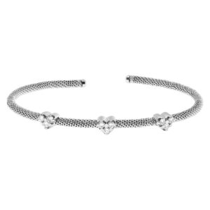 18k white gold bracelet with diamonds