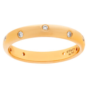 Tiffany & Co Etoile band with diamonds in 18k rose gold