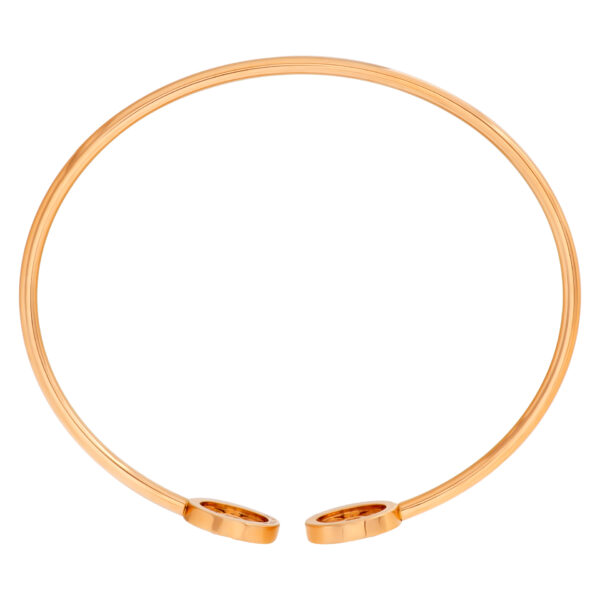 Tiffany and Co Flower Wire bangle with diamonds in 18k rose gold