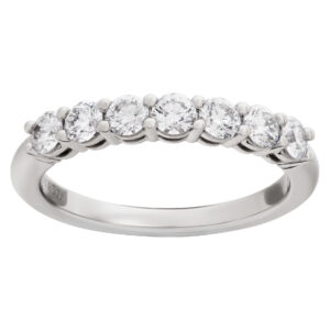 Tiffany & Co "Embrace" band ring in platinum