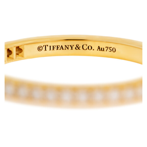 Tiffany & Co half "Soleste" eternity ring with diamonds in 18k