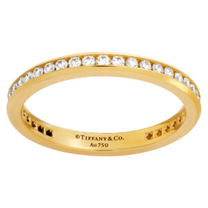 Tiffany & Co "Soleste" full eternity band with diamonds in 18k