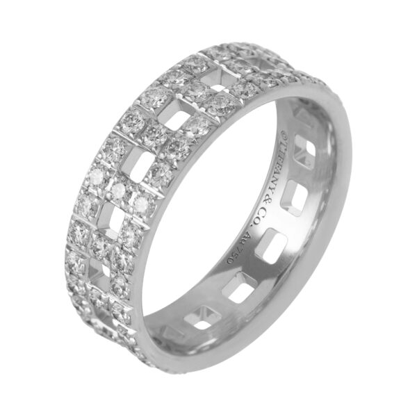 Tiffany &  Co. True T diamond ring in 18k white gold