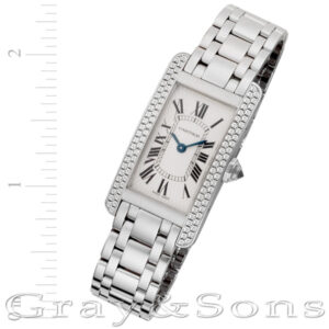 Cartier Tank American wb7018L1 18k mm Quartz watch