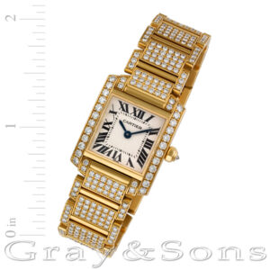 Cartier Tank Francaise WE1002SD 18k 20mm Quartz watch