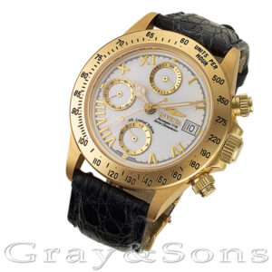 Invicta 18k pink gold 38mm auto watch