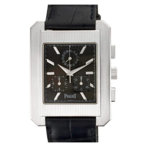 Piaget Protocol 14600 18k white gold 32mm Quartz watch