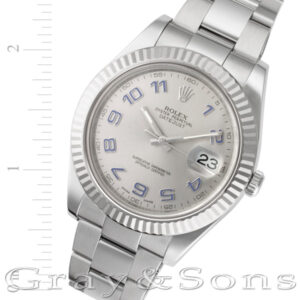 Rolex Datejust II 116334 18k & steel 41mm auto watch