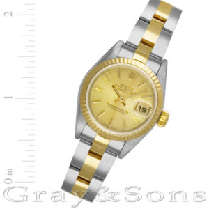 Rolex Datejust 69173 18k & steel 26mm auto watch