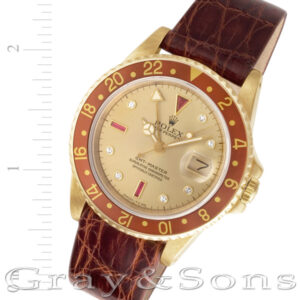 Rolex GMT-Master 16758 18k 40mm auto watch