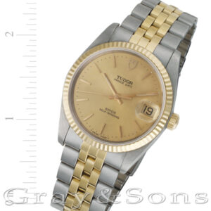 Tudor Prince Date 74033 stainless steel 34mm auto watch