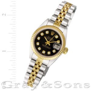 Rolex Datejust 69173 18k & steel 26mm auto watch