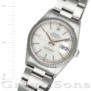 Rolex Datejust 16220 stainless steel 36mm auto watch