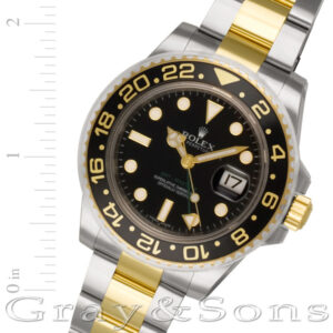 Rolex GMT-Master II 116713LN 18k & steel 40mm auto watch