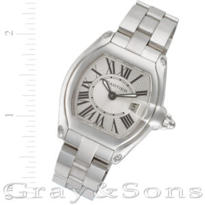 Cartier Roadster W62016V3 stainless steel 30mm Quartz watch