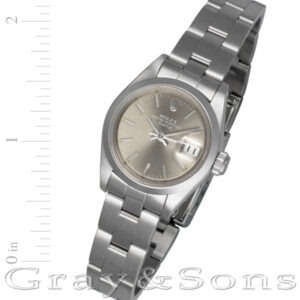 Rolex Date 69160 stainless steel 26mm auto watch