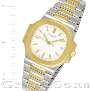 Patek Philippe Nautilus 3800/1 18k & steel 37mm auto watch