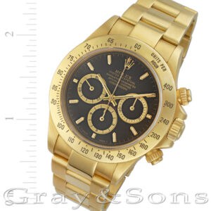 Rolex Daytona 16528 18k 40mm auto watch