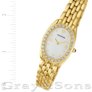 Tourneau 18k 21mm Quartz watch